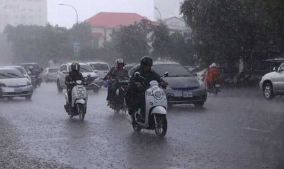 金边将连续4天雷阵雨