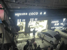 砸坏服装店玻璃，西港2名中国男子被捕