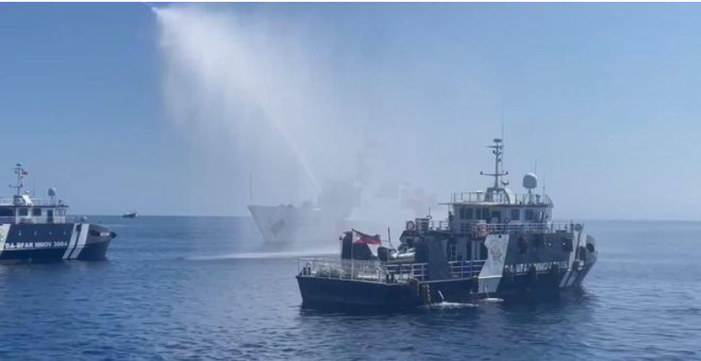 喜讯：仁爱礁大捷！菲海警船雷达通信器被打废，补给船遭打瘫拖回