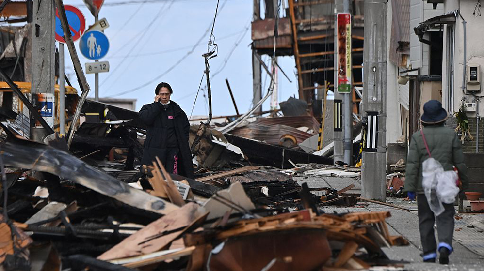 日本能登地区地震已致石川县213人遇难、52人下落不明