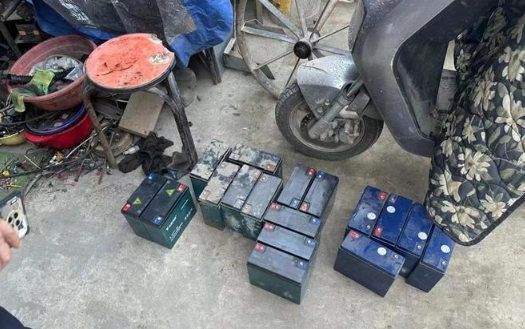 武汉江夏警方破获系列电瓶车盗窃案 抓获嫌疑人并追回20余块电瓶