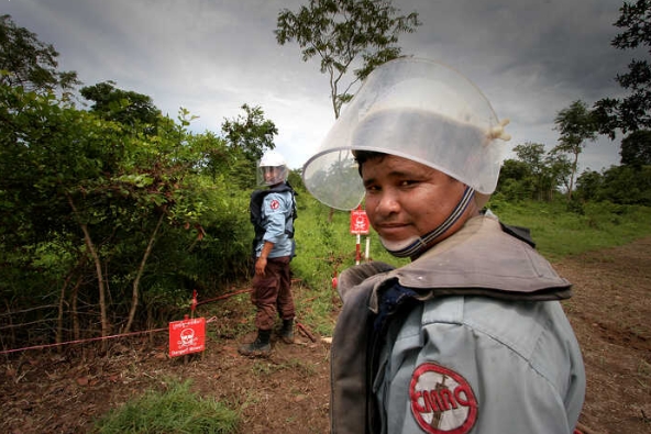 柬埔寨2023年销毁地雷及未爆炸物逾8万枚